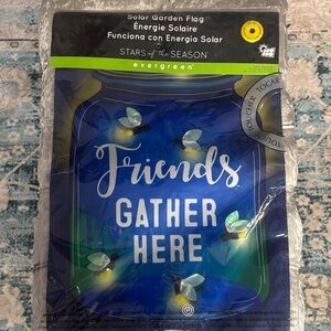 Evergreen Solar Garden Flag New In Package, garden flag size